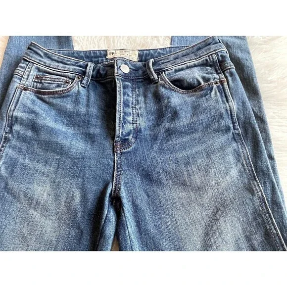 We the Free People Size 26 High Rise Skinny Jeans Button Fly - Picture 6 of 11